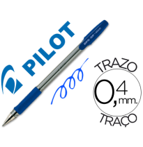 (20476) bolígrafo PILOT BPS-GP AZUL -SUJECION DE CAUCHO -TINTA BASE DE ACEITE -CON CAPUCHON (BPS-GP-A)