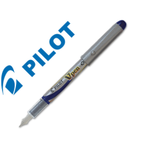 (43085) PLUMA PILOT V PEN SILVER DESECHABLE AZUL SVP-4ML (NVPA)