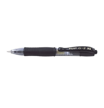 (77897) bolígrafo PILOT G-2 PIXIE NEGRO TINTA GEL RETRACTIL SUJECION DE CAUCHO (BL-G2-XS-7-B) NG2PN