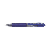 (77896) bolígrafo PILOT G-2 PIXIE AZUL TINTA GEL RETRACTIL SUJECION DE CAUCHO (BL-G2-XS-7-L) NG2PA