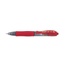 (77898) bolígrafo PILOT G-2 PIXIE ROJO TINTA GEL RETRACTIL SUJECION DE CAUCHO (BL-G2-XS-7-LR)