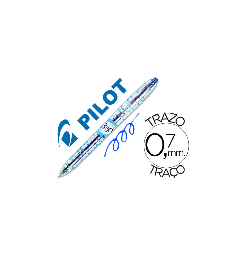 (46042) bolígrafo PILOT GEL B2P AZUL (NB2PA)