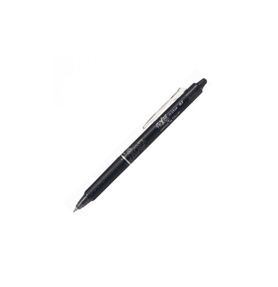 (53682) bolígrafo PILOT FRIXION CLICKER BORRABLE 0,7 mm color NEGRO (BLRT-FR7B)