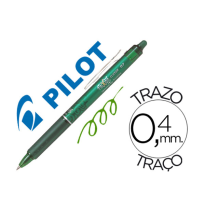 (53685) bolígrafo PILOT FRIXION CLICKER BORRABLE 0,7 mm color VERDE (BLRT-FR7G)