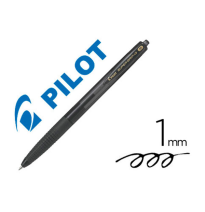 (68799) bolígrafo PILOT SUPERGRIP G NEGRO RETRACTIL SUJECION DE CAUCHO TINTA BASE DE ACEITE (NSGGN)