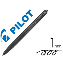 (68799) bolígrafo PILOT SUPERGRIP G NEGRO RETRACTIL SUJECION DE CAUCHO TINTA BASE DE ACEITE (NSGGN)