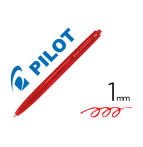 (68800) bolígrafo PILOT SUPERGRIP G ROJO RETRACTIL SUJECION DE CAUCHO TINTA BASE DE ACEITE (NSGGR)