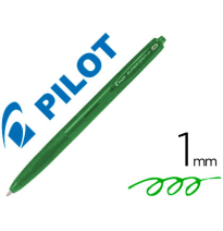 (68801) bolígrafo PILOT SUPERGRIP G VERDE RETRACTIL SUJECION DE CAUCHO TINTA BASE DE ACEITE (NSGGV)