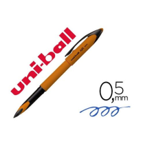 UNI-BALL AIR ROLLER BALL PEN 0.5 mm UBA-188EL-M ORANGE TINTA AZUL