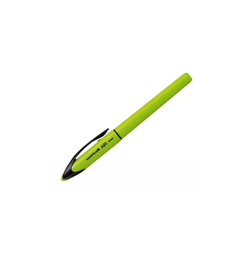 UNI-BALL AIR ROLLER BALL PEN 0.5 mm UBA-188EL-M LIME GREEN TINTA AZUL