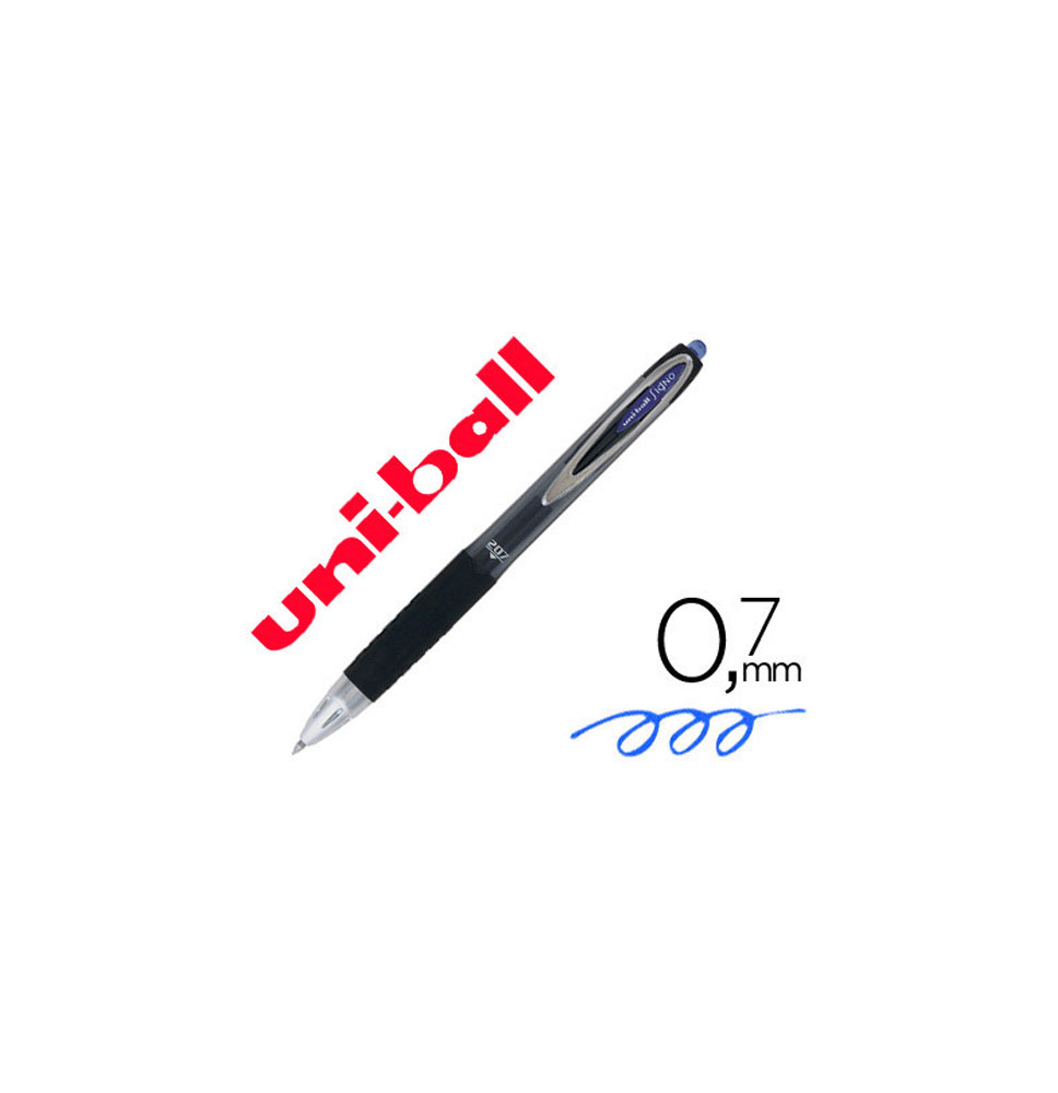 (75338) bolígrafo UNI-BALL ROLLER UMN-207 RETRACTIL 0,7 mm color AZUL (UMN207030)