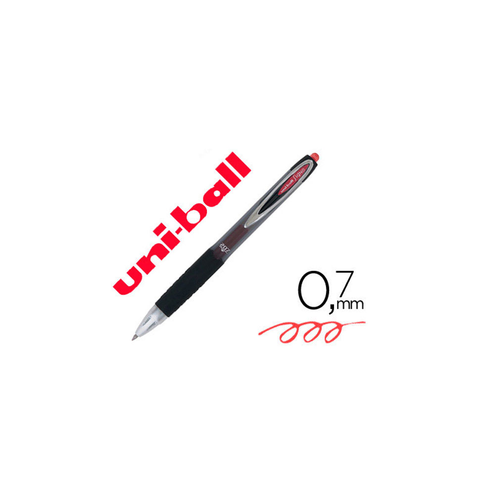 (75339) bolígrafo UNI-BALL ROLLER UMN-207 RETRACTIL 0,7 mm color ROJO (UMN207040)