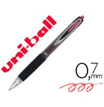 (75339) bolígrafo UNI-BALL ROLLER UMN-207 RETRACTIL 0,7 mm color ROJO (UMN207040)