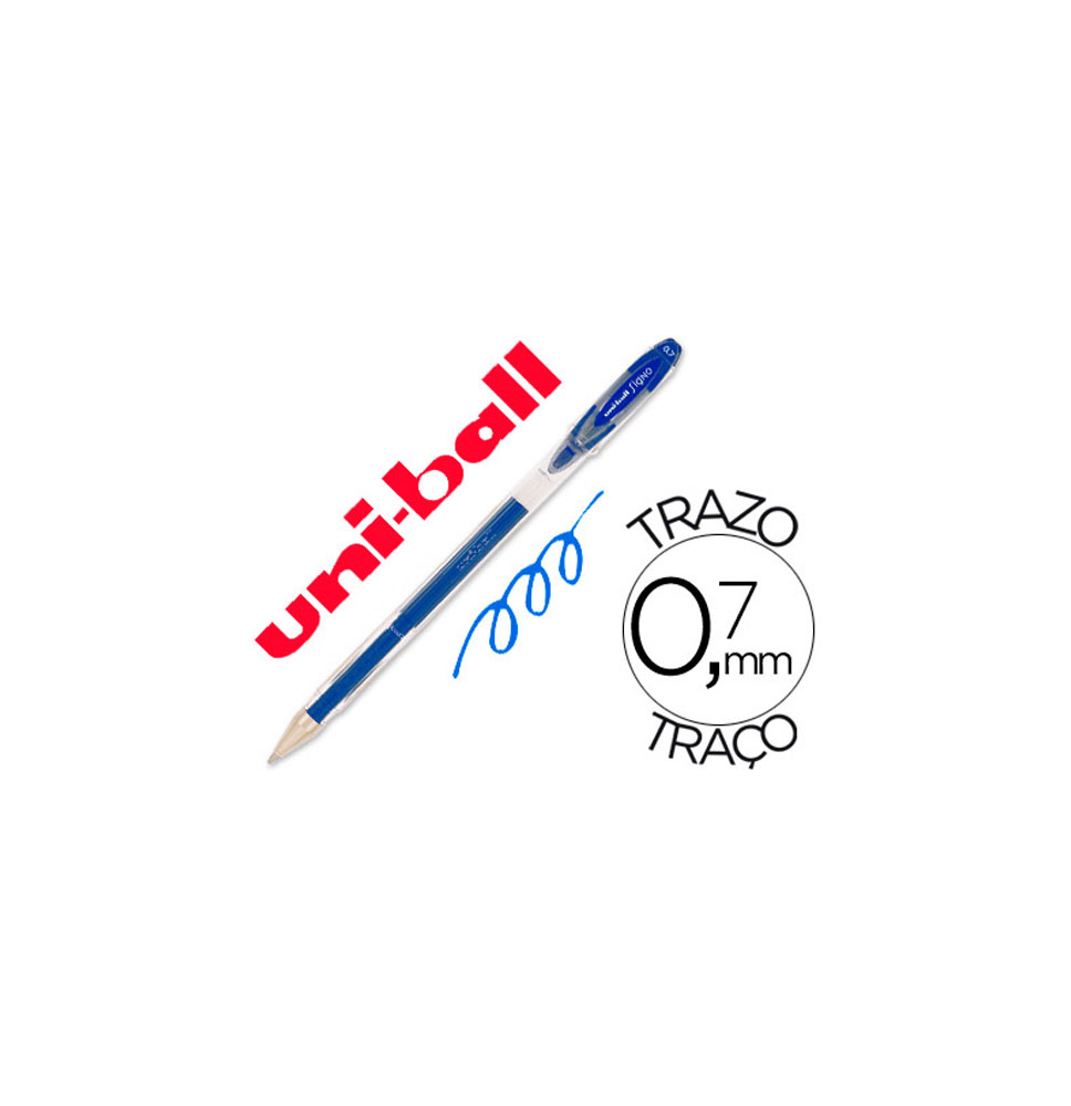 (75322) bolígrafo UNI-BALL ROLLER UM-120 SIGNO 0,7 mm TINTA GEL color AZUL (UM1200300)