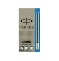 (16497) TINTA ESTILOGRAFICA PARKER AZUL PERMANENTE -CAJA DE 5 CARTUCHOS (1950384)