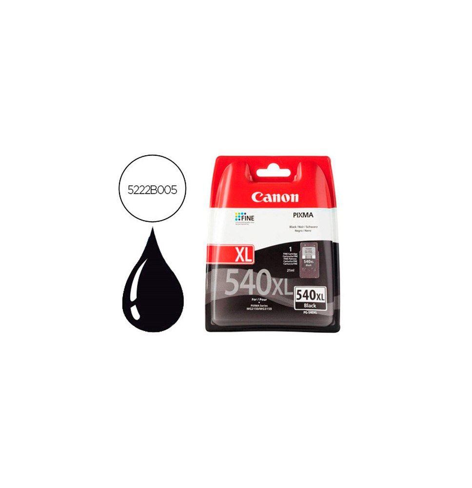 CANON TINTA NEGRO/COLOR PG-540XL/CL-541XL PACK 2 + 50 HOJAS PAPEL FOTO 10X15CM (PIXMA MG2150 , 3150 , 3600)