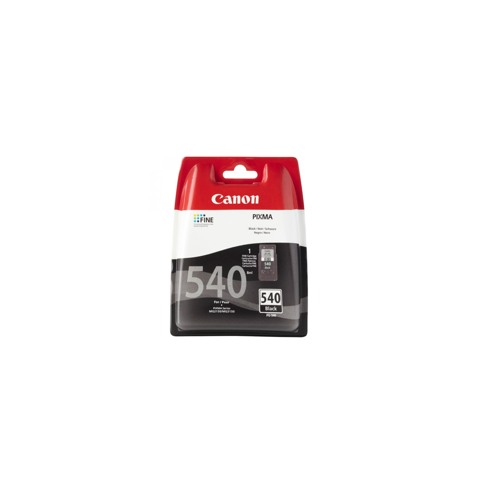 CANON TINTA NEGRO PG-540 8ML (PIXMA MG/2150/3150 / 3600)