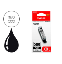 CANON TINTA NEGRO PGI-580PGBKXXL 600PAG. 
(PIXMA TR75508/8550/TS6150/6151/8150/8151/8152/9150/9155) 1970C001