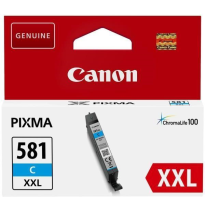 CANON TINTA CIAN CLI-581CXXL 820PAG. 
(PIXMA TR75508/8550/TS6150/6151/8150/8151/8152/9150/9155) 1995C001