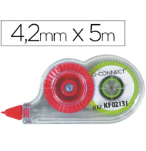 (31252) CORRECTOR Q-CONNECT CINTA MINI BLANCO 4,2MM.X 5 M. EN BLISTER (KF02131)