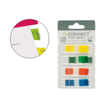 (43308) Q-CONNECT BANDERITAS SEPARADORAS DISPENSADOR 4 COLORES 36 HOJAS POR COLOR (KF03631)