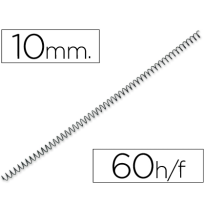 (64070) ESPIRAL METALICO Q-CONNECT 64 5:1 10 MM 1MM CAJA DE 200 UNIDADES (KF04429)