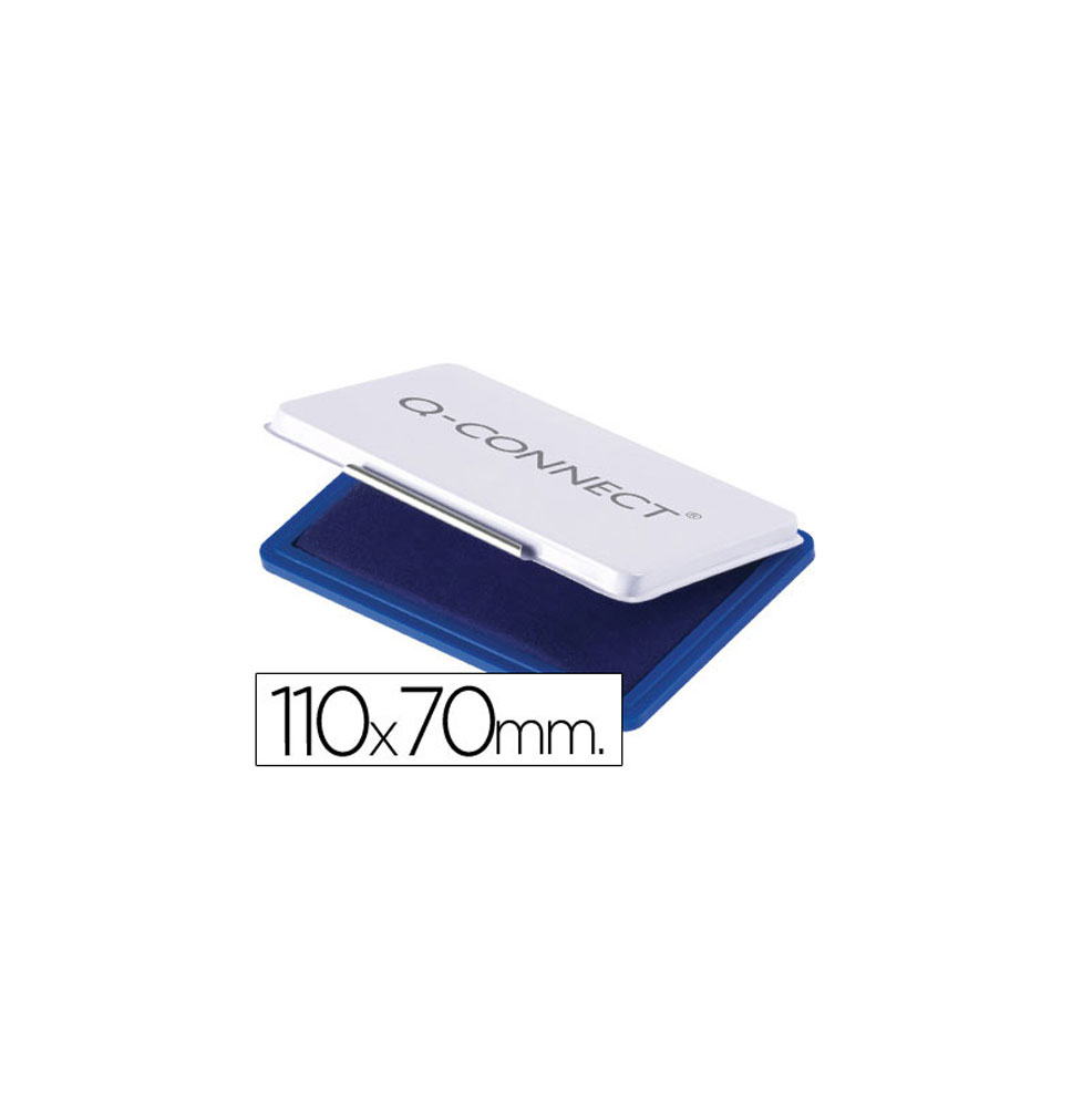 (52387) TAMPON Q-CONNECT 110X70 MM AZUL (KF25209)