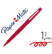 (7481) ROTULADOR PAPER MATE PUNTA NYLON 3102-1 ROJO (S0190993)