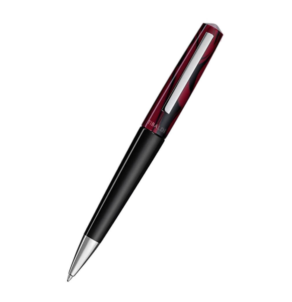 TIBALDI BOLIGRAFO INFRANGIBILE MAUVE RED, RESINA, NEGRO, INFR-326-BP