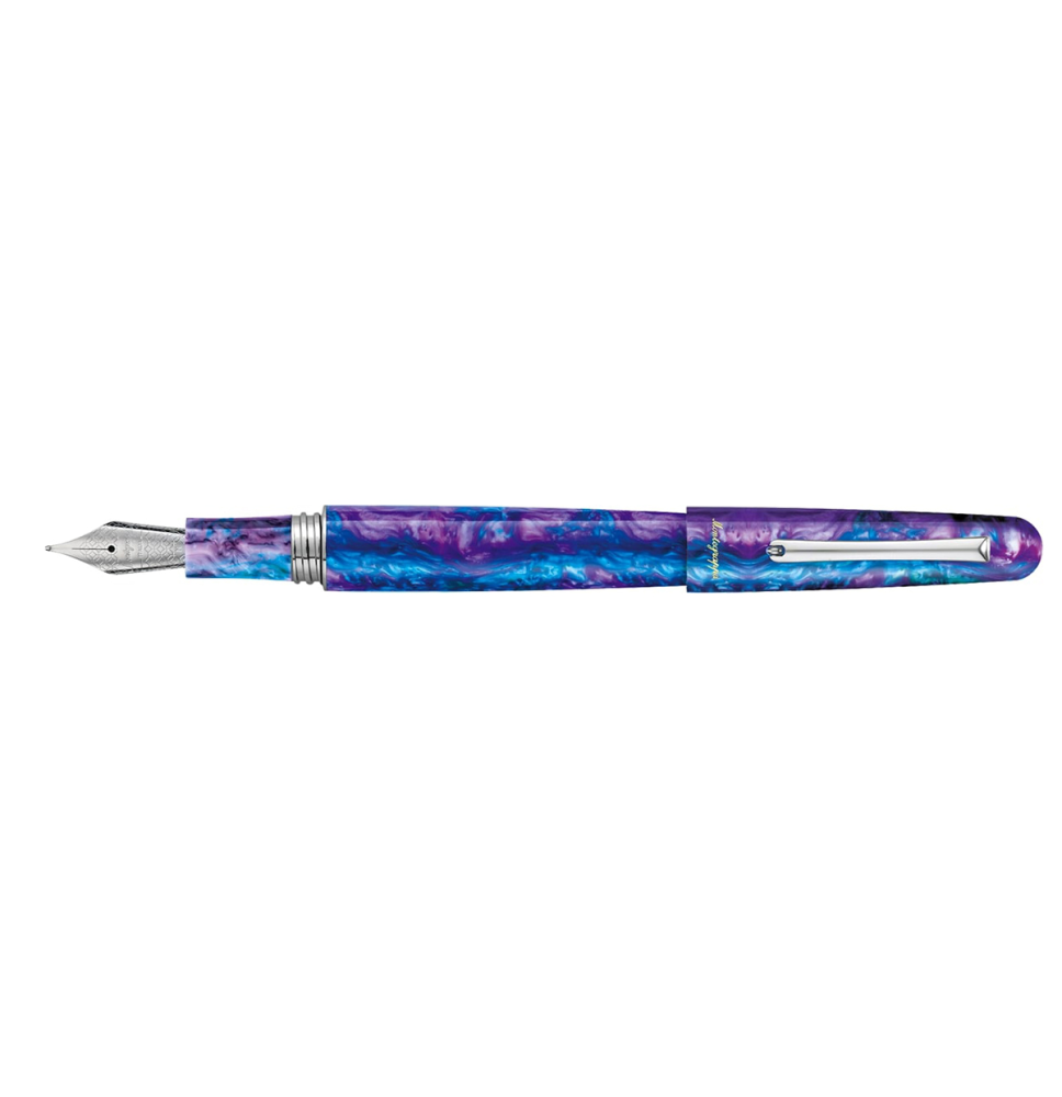 MONTEGRAPPA PLUMA ELMO FANTASY BLOOMS BLUE CORSS GENTIAN PLUMIN F MGR-ISEOR-AD