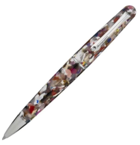 MONTEGRAPPA BOLIGRAFO ELMO AMBIENTE KALEIDO, RESINA ACERO INOXIDABLE, ISEERBIK