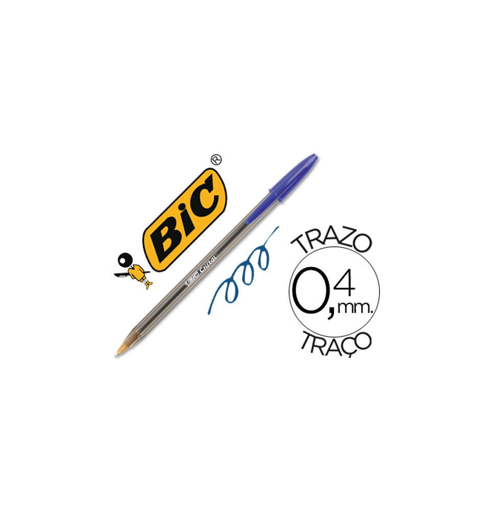 (92385) bolígrafo BIC CRISTAL AZUL -UNIDAD (8373602)