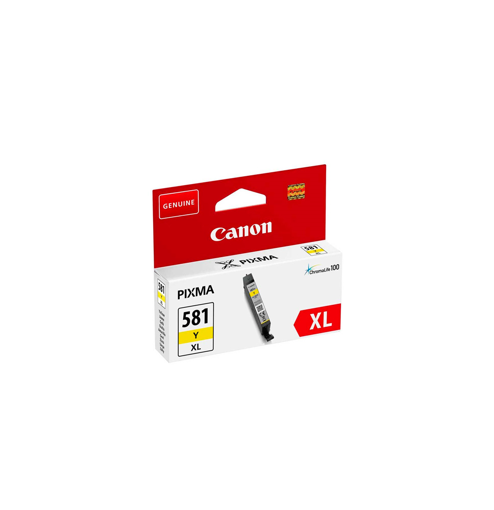 CANON TINTA AMARILLO PGI-580YXL 515PAG. 
(PIXMA TS615X/TS815X/TS915X/TR755X/TR855X) 2051C001