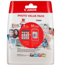 CANON TINTA MULTIPACK 4 COLORES BK / C / M / Y CLI-581XL 
(PIXMA TS615X/TS815X/TS915X/TR755X/TR855X) 2052C004