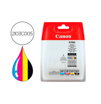 CANON TINTA CIAN CLI-581C 260PAG. 
(PIXMA TS615X/TS815X/TS915X/TR755X/TR855X) 2103C001