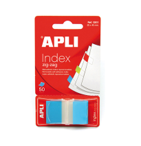 APLI INDEX 25X45MM ZIG-ZAG 50 HJS COLOR AZUL FILM REF. 12611