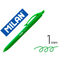 (154005) bolígrafo MILAN P1 RETRACTIL 1 mm TOUCH VERDE (176513925)