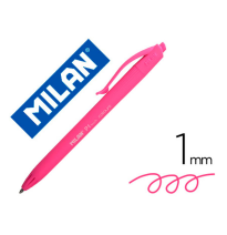 (154009) BOLIGRAFO MILAN P1 RETRACTIL 1 MM TOUCH ROSA (176553212)