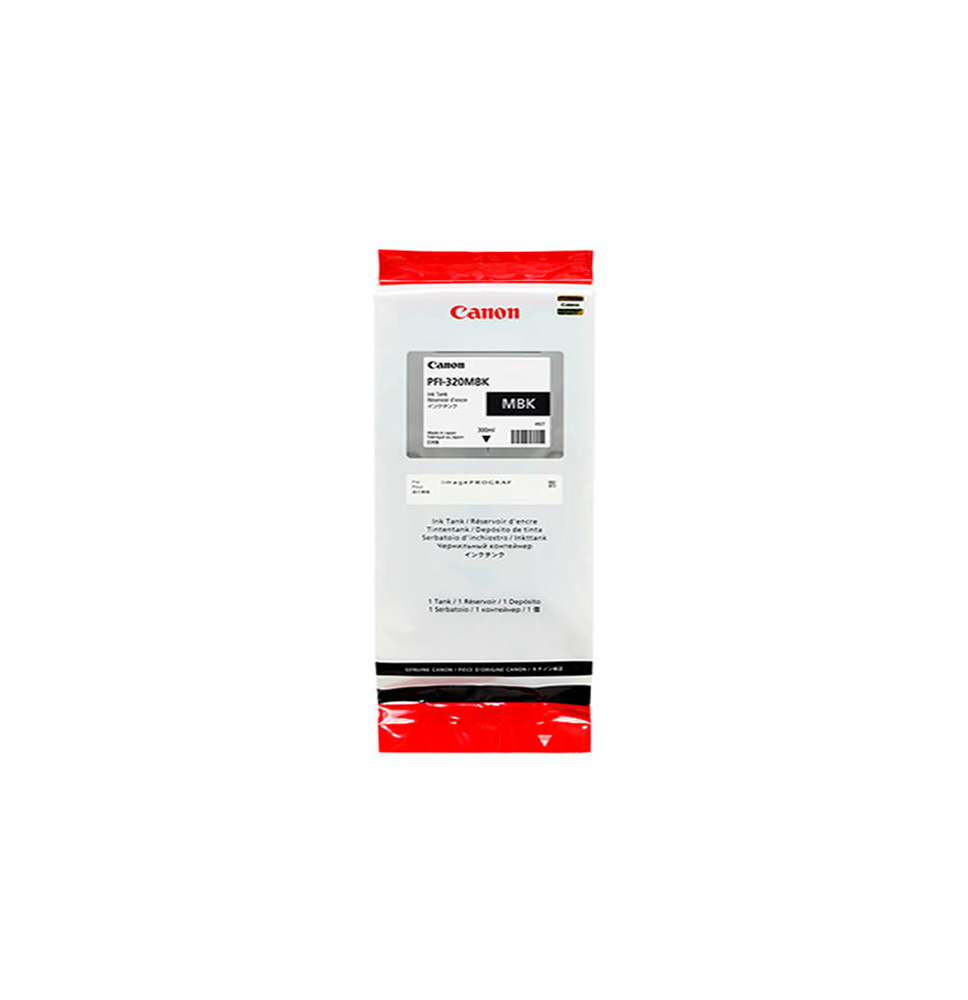 CANON TINTA NEGRO MATE PFI-320MBK 300ML (TM-200/205/300/305) 2889C001