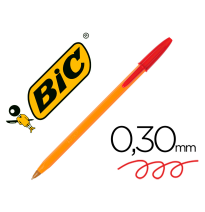 (805) BOLIGRAFO BIC NARANJA ROJO (110112 / 8099241)