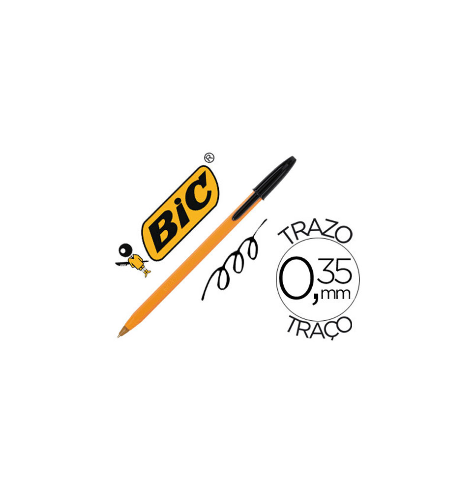 (806) bolígrafo BIC NARANJA NEGRO (110114 / 8099231)