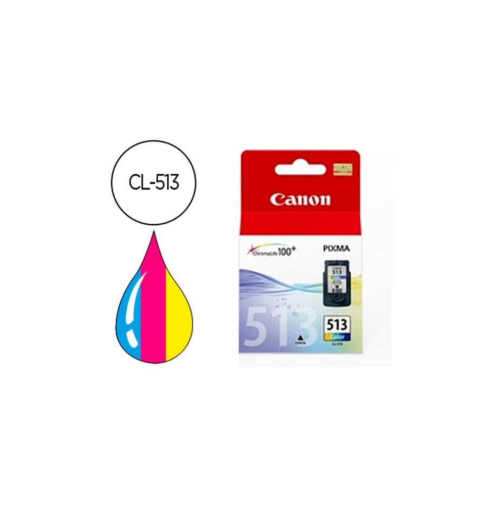 CANON TINTA COLOR CL-513 13ML (PIXMA IP2700/MP240/250/260/270/480/490/495/MX320/330/340/350/360) 2971B001