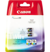 CANON TINTA COLOR BCI16CL PACK 2 (PIXMA MINI 220 IP 90 SELPHY DS 700 810)