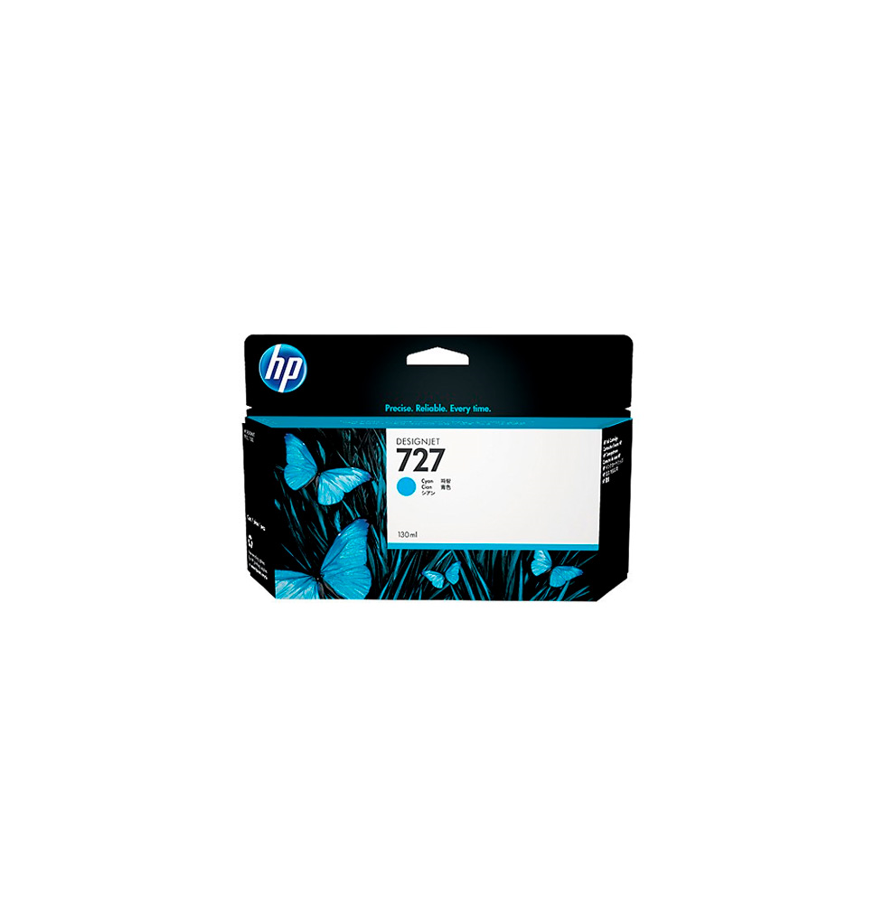 HP TINTA DESIGNJET T920/T1500 Nº727 CARTUCHO CIAN 130ML B3P19A