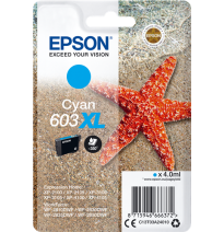 EPSON TINTA CYAN Nº 603XL 350PAG. (XP-2100/3100/4105/WF-2810/2830/2850)