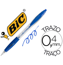 (71780) bolígrafo BIC ATLANTIS AZUL RETRACTIL TINTA ACEITE PUNTA DE 1 mm (887131)