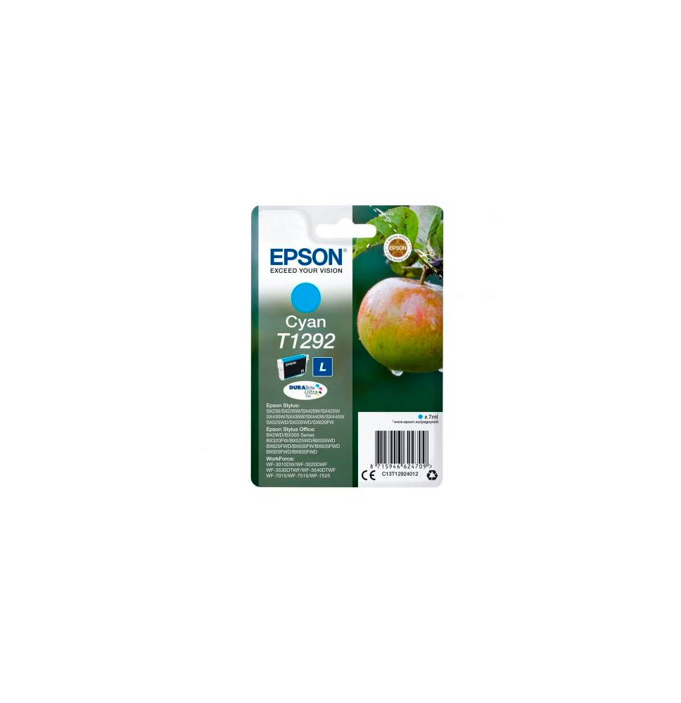 EPSON TINTA CYAN 470PAG. 
(STYLUS SX-232/430/525/BX320/630/WF-3010/3520)