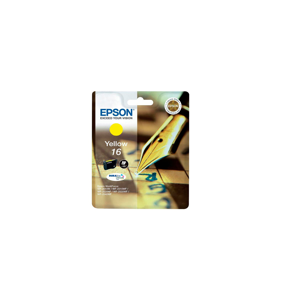 EPSON TINTA AMARILLO Nº 16 165PAG.
(WF-2010/2520/2630/2660/2750)