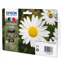 EPSON TINTA MULTIPACK 4 COLORES BK / C / M / Y  Nº 18XL (EXPRESSION HOME XP-102/205/215/305/405/425)