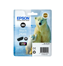 EPSON TINTA NEGRO FOTO CLARIA PREMIUM Nº 26XL 400PAG. (XP-510/520/600/625/700/720/800/810)